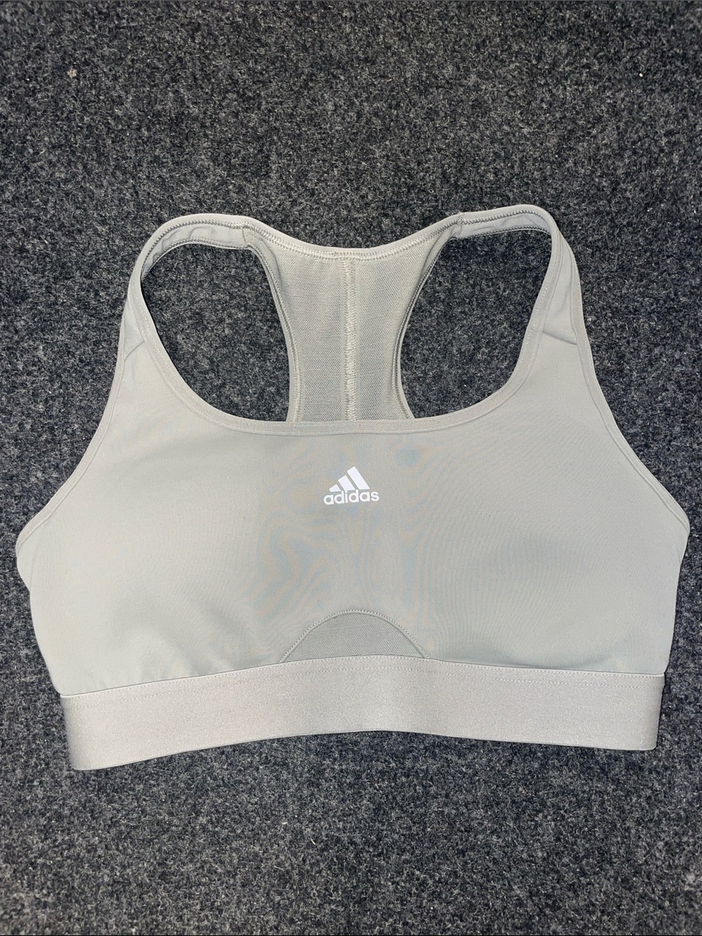 adidas green Racerback Sports Bra